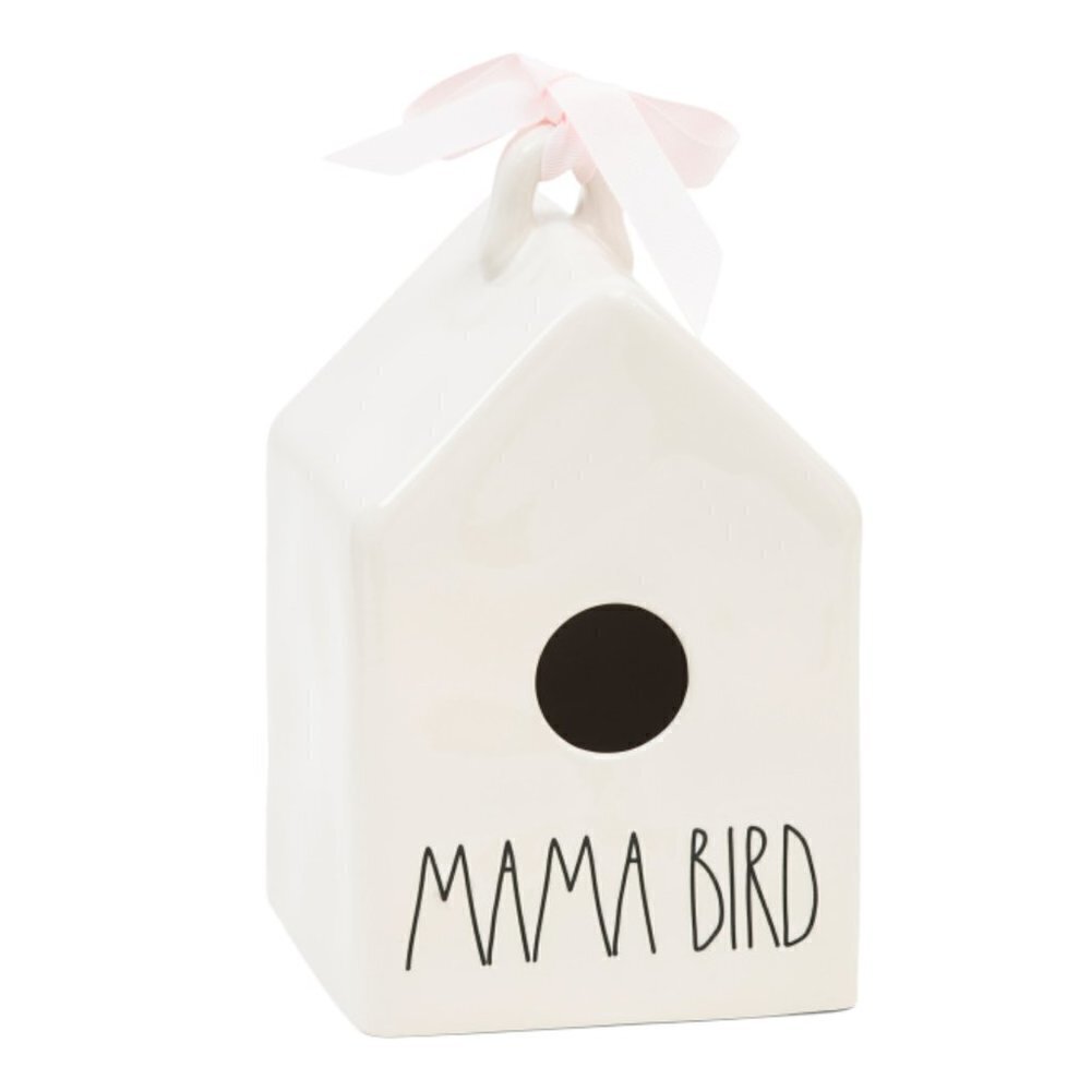 NWT RAE DUNN Mama Bird Birdhouse - Picture 2 of 6
